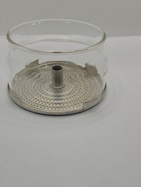 Vintage Pyrex Clear and Silver Tone Percolator Coffee Filter Insert